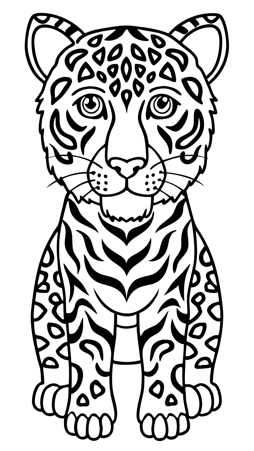 animal print coloring pages